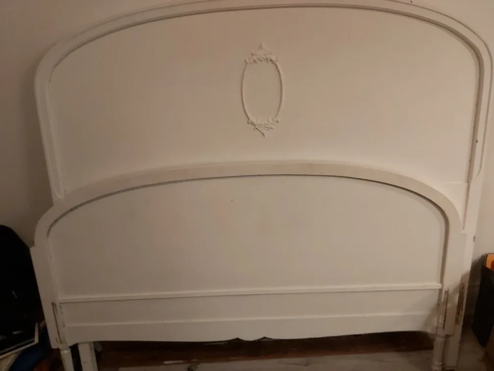 Antique White Bed Frame