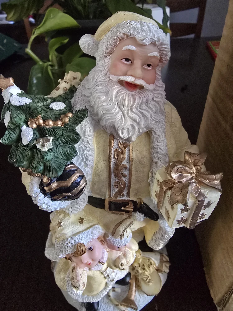 Santa Claus Figurine with Box