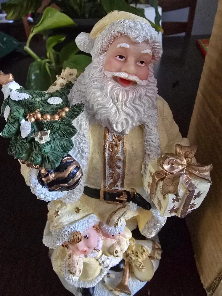 Santa Claus Figurine with Box