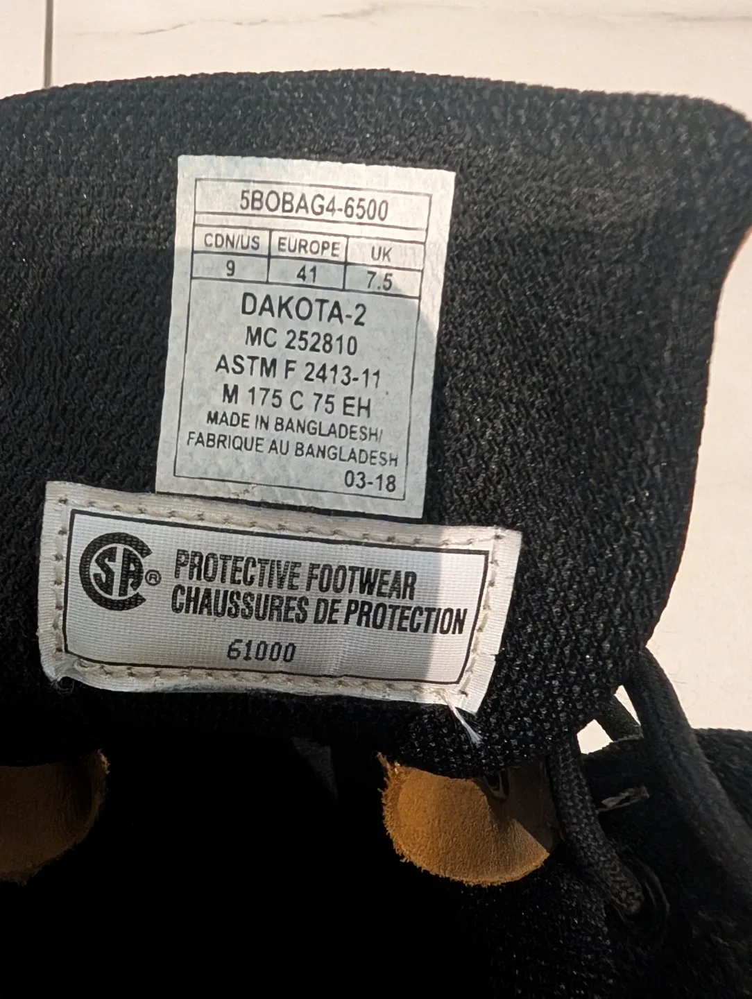 Aggressor Men's Steel Toe Steel Plate Work Boots US Size 9 image indicator(7)