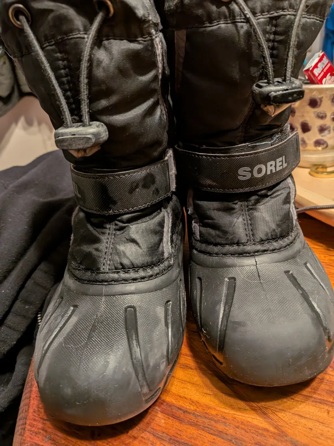 Sorel Black Winter Boots toddler size 13 image indicator(2)