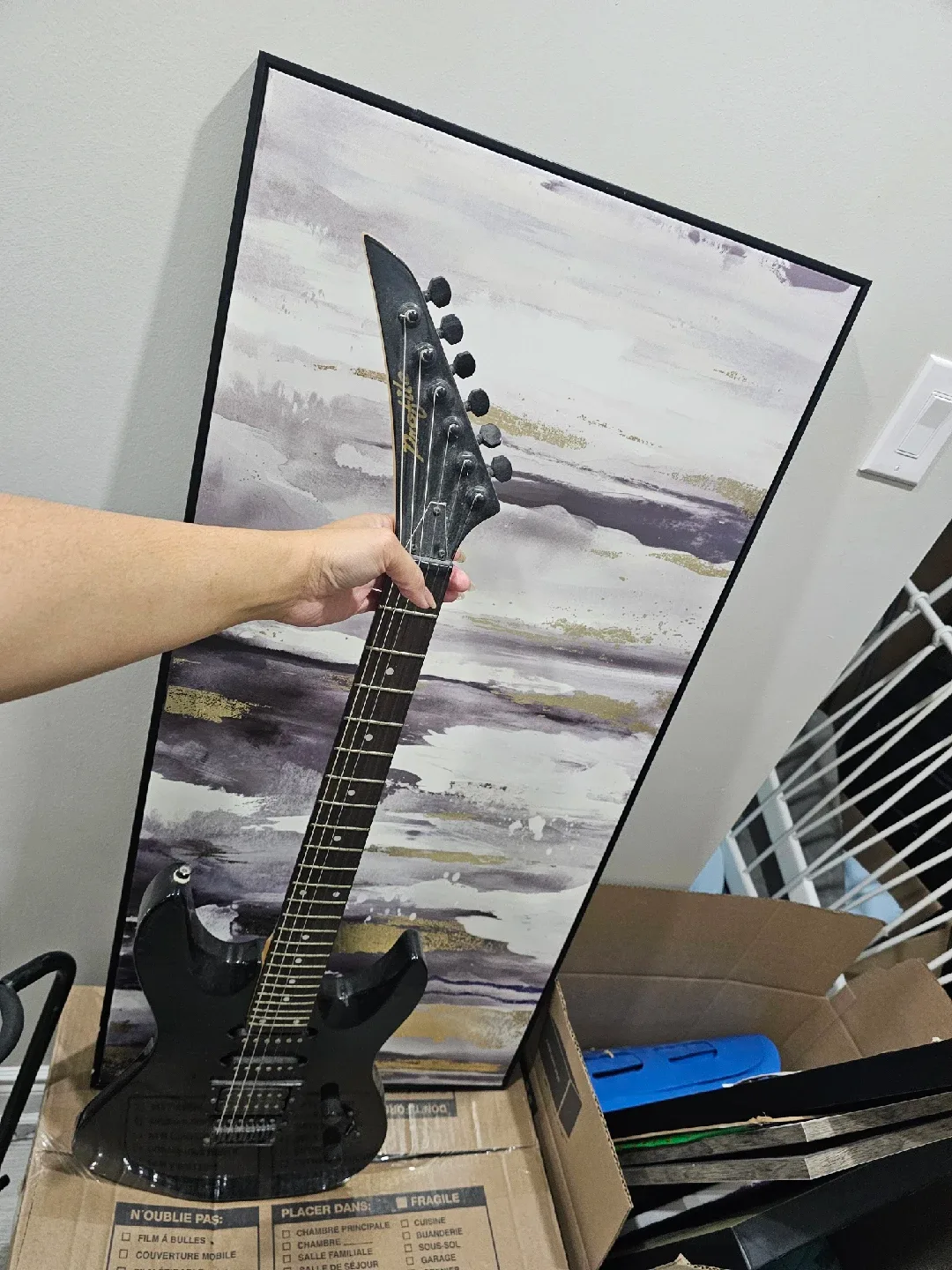 Framed Abstract Wall Art - Neutral Tones image indicator(2)