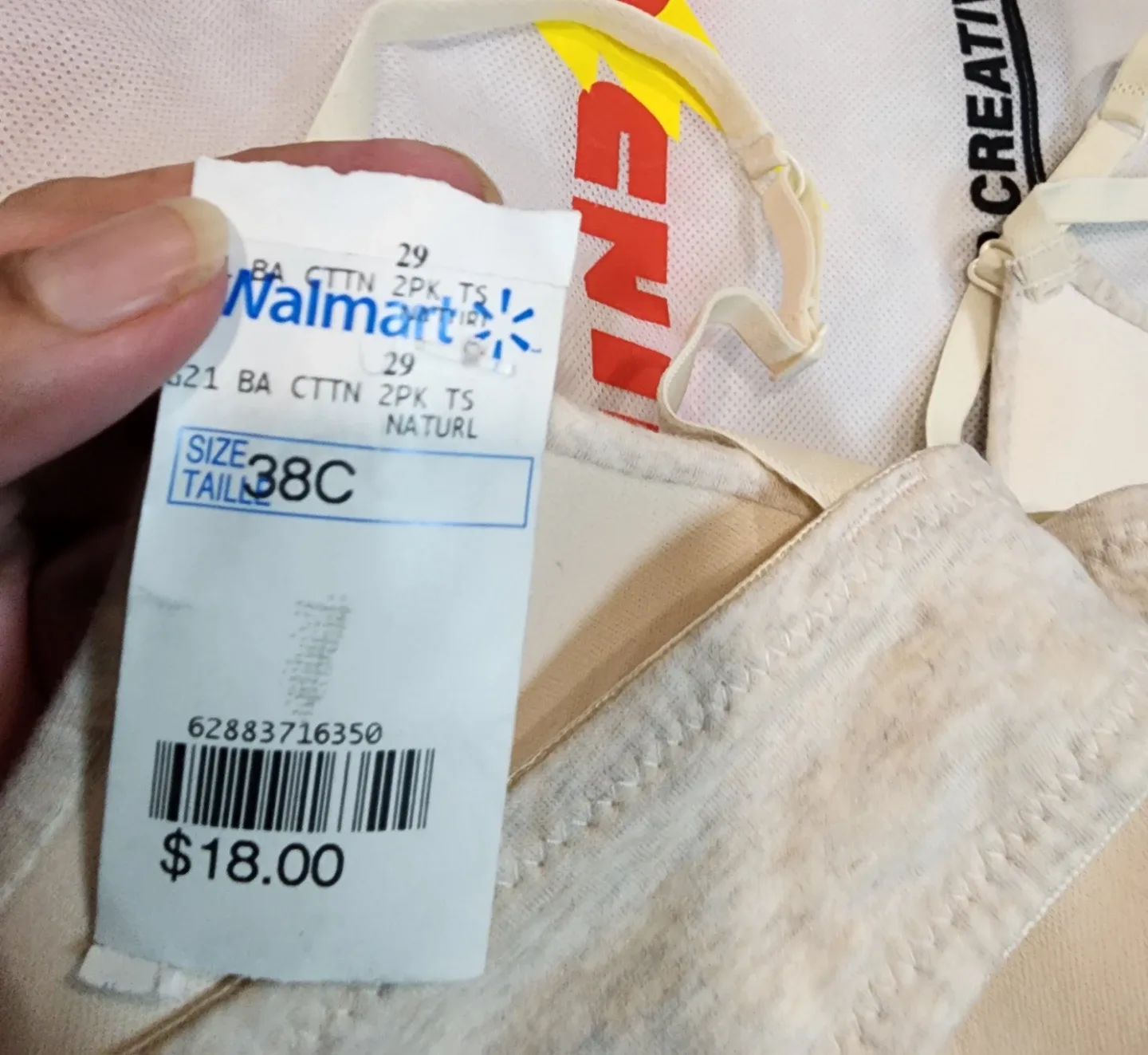 New Walmart Bra - Size 38C image indicator(3)