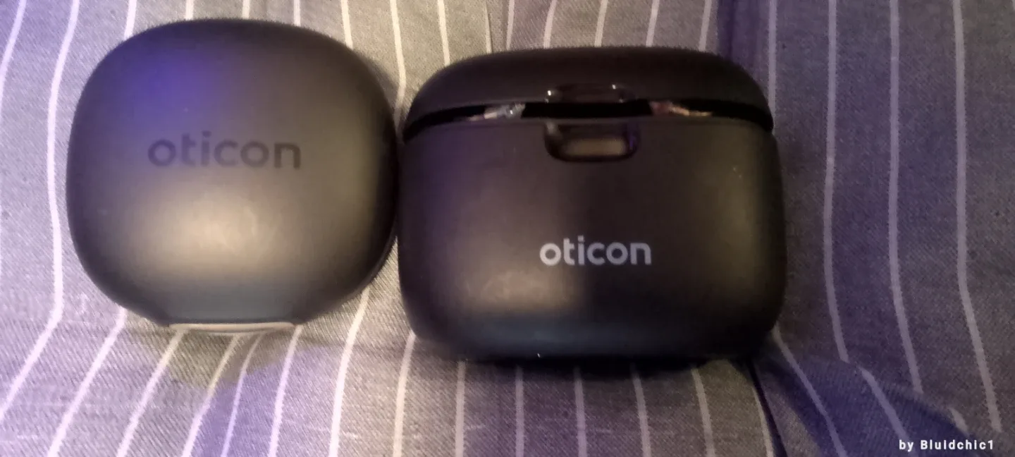 🥕Oticon Zircon Hearing Aids with Case and manual image indicator(4)