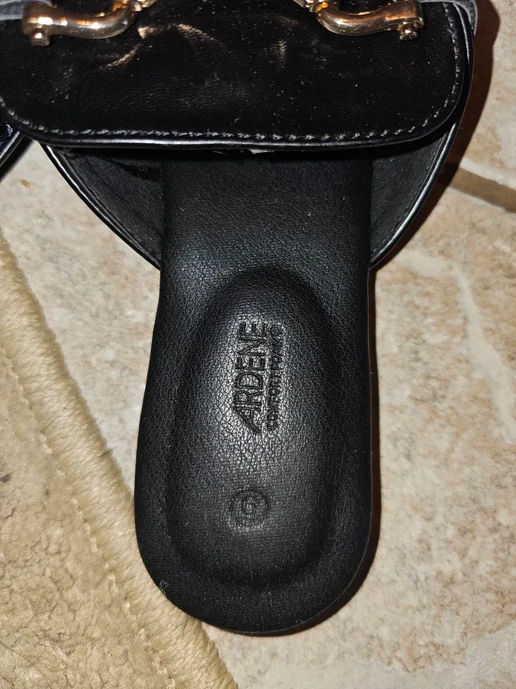 Ardene Black Mules - Size 8