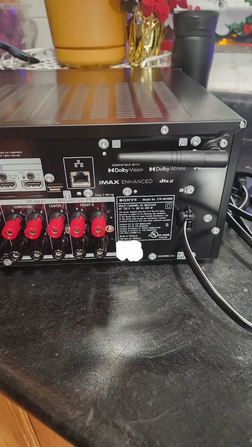 Sony STR-AN1000 7.2Ch 8K A / V Receiver (STRAN1000) image indicator(4)