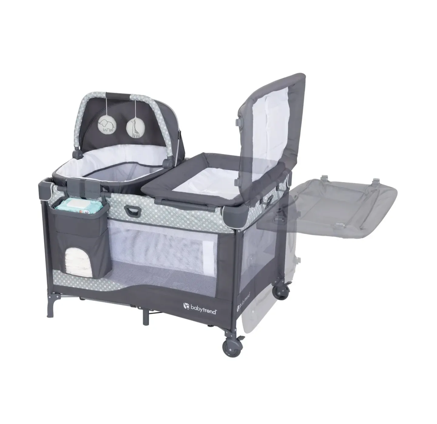 Baby Trend Playard with Rocking Bassinet image indicator(2)