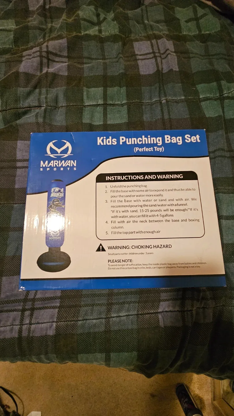 Brand new - Marwan Sports Kids Punching Bag Set Toy image indicator(3)