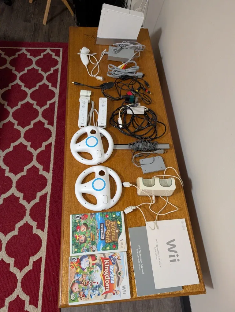 Nintendo Wii Console with Games & Accessories
