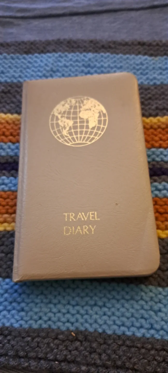 Vintage Travel Diary - Record of Wonderful Days