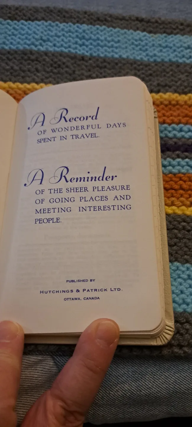 Vintage Travel Diary - Record of Wonderful Days image indicator(2)