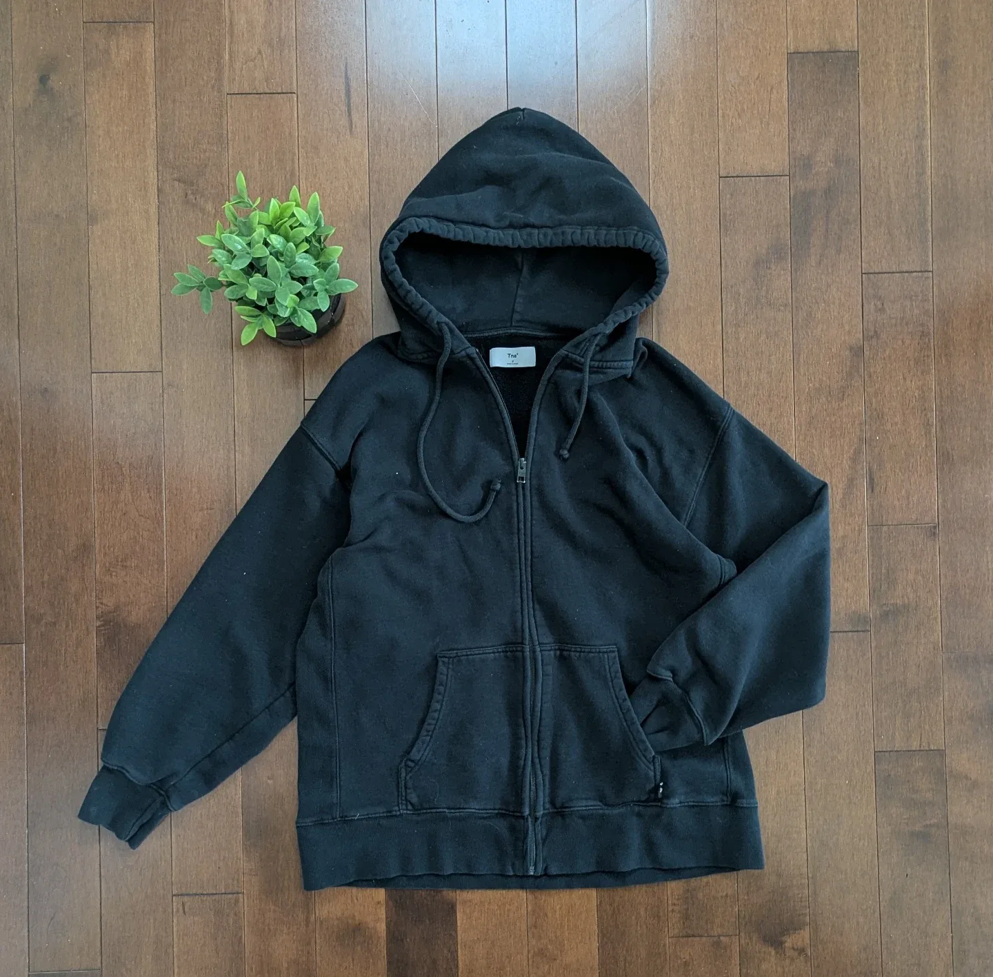 TNA COZY BOYFRIEND ZIP UP HOODIE