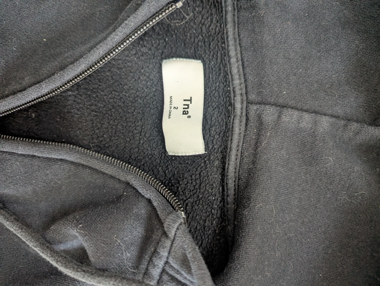 TNA COZY BOYFRIEND ZIP UP HOODIE - photo 3