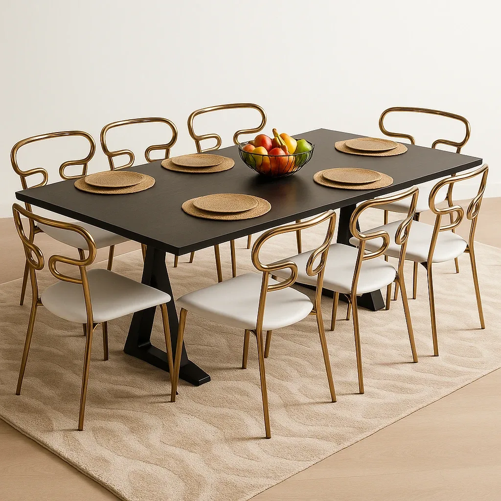 Set of 2 Modern Accent Dining Chairs image indicator(3)