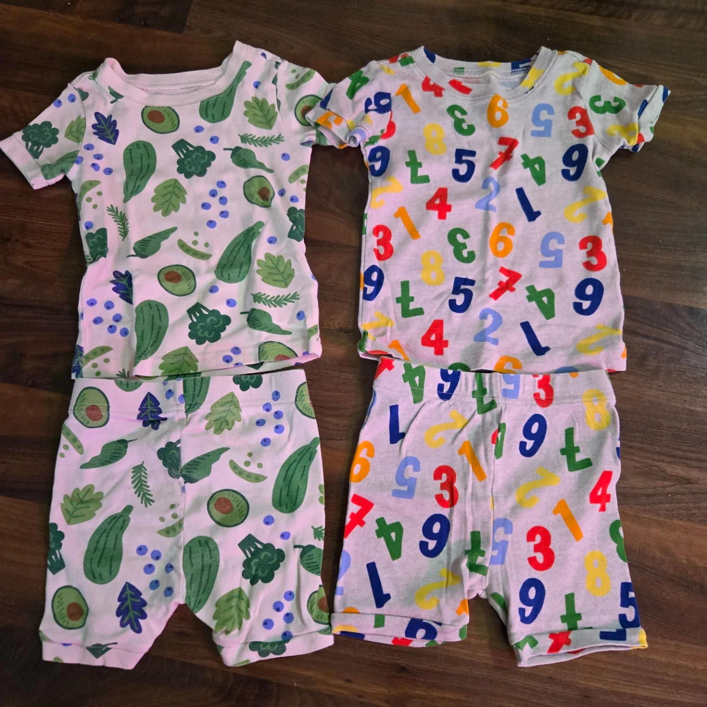 Baby Pajama Set - Vegetables and Numbers From Old Navy