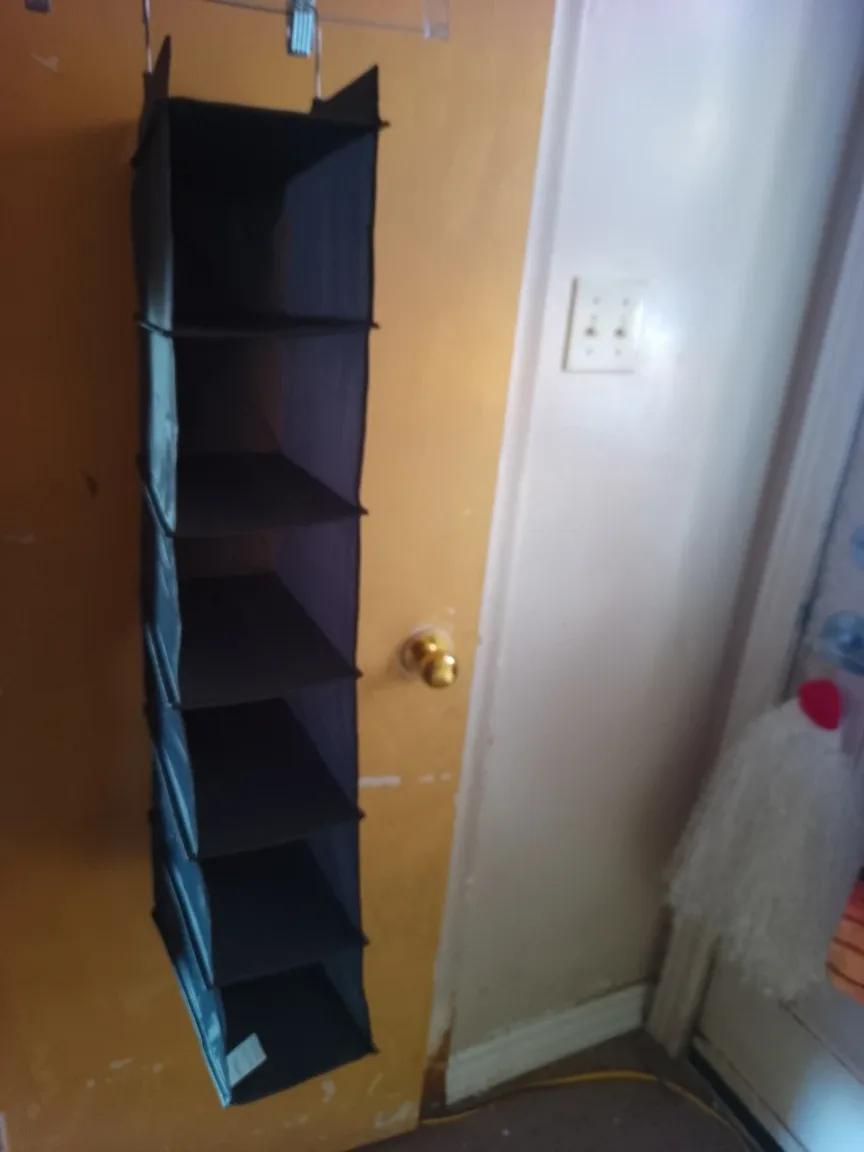 Hanging Closet Organizer - Black image indicator(3)