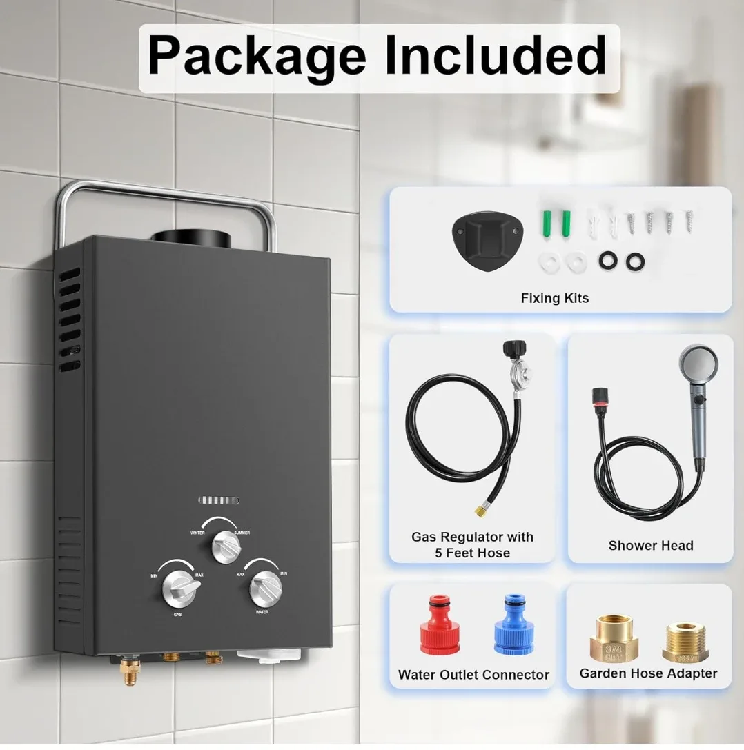 Tankless Water Heater - Portable, Ultra Slim image indicator(5)