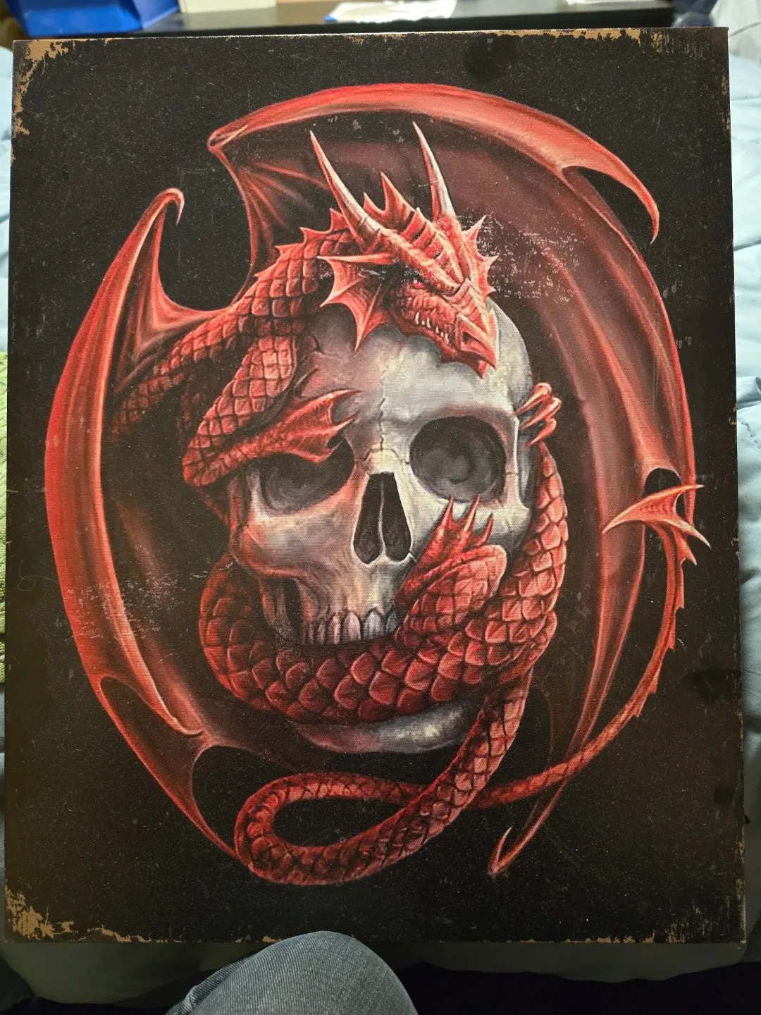 Dragon & Skull Wall Art