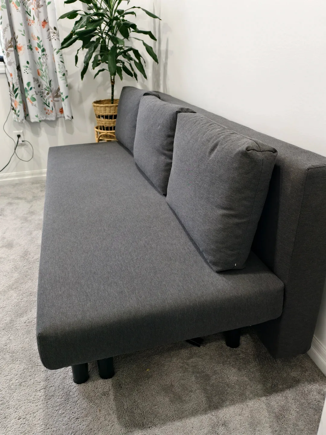 Full/Double IKEA ÄLVDALEN Dark Grey Sofa Bed with Storage image indicator(2)