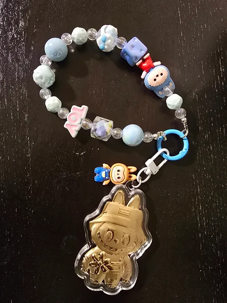 24k gold labubu charm