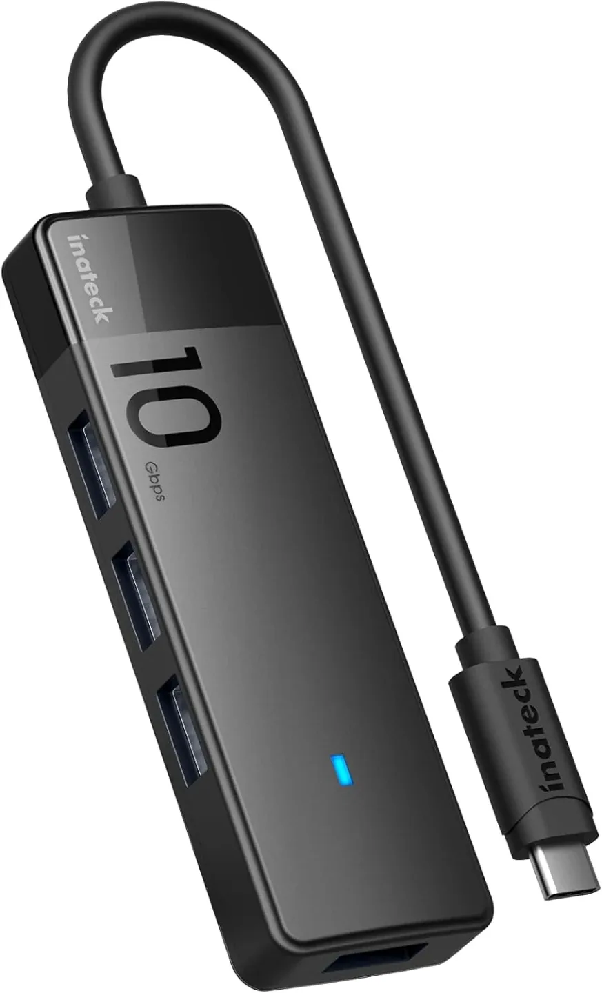 Inateck USB 3.2 Gen 2 Speed, USB C to USB Hub with 4 USB A Ports thumbnail