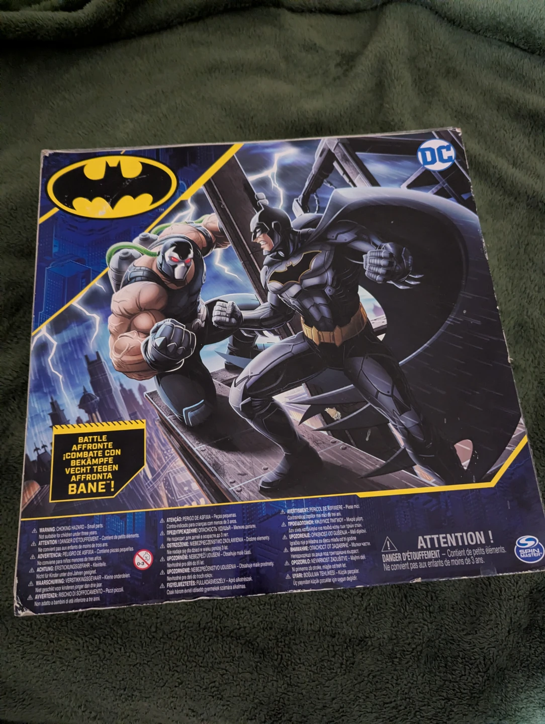 Batman vs Bane Action Figure Set Spin Master Toy - photo 2