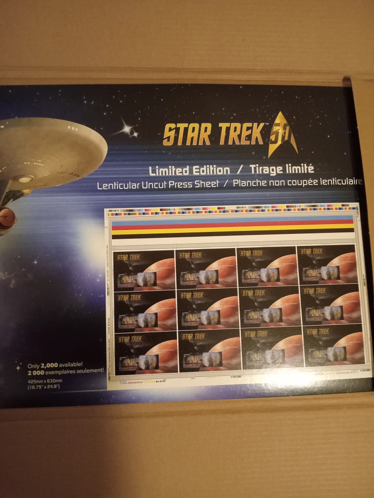 Star Trek Limited Edition Stamps /2,000