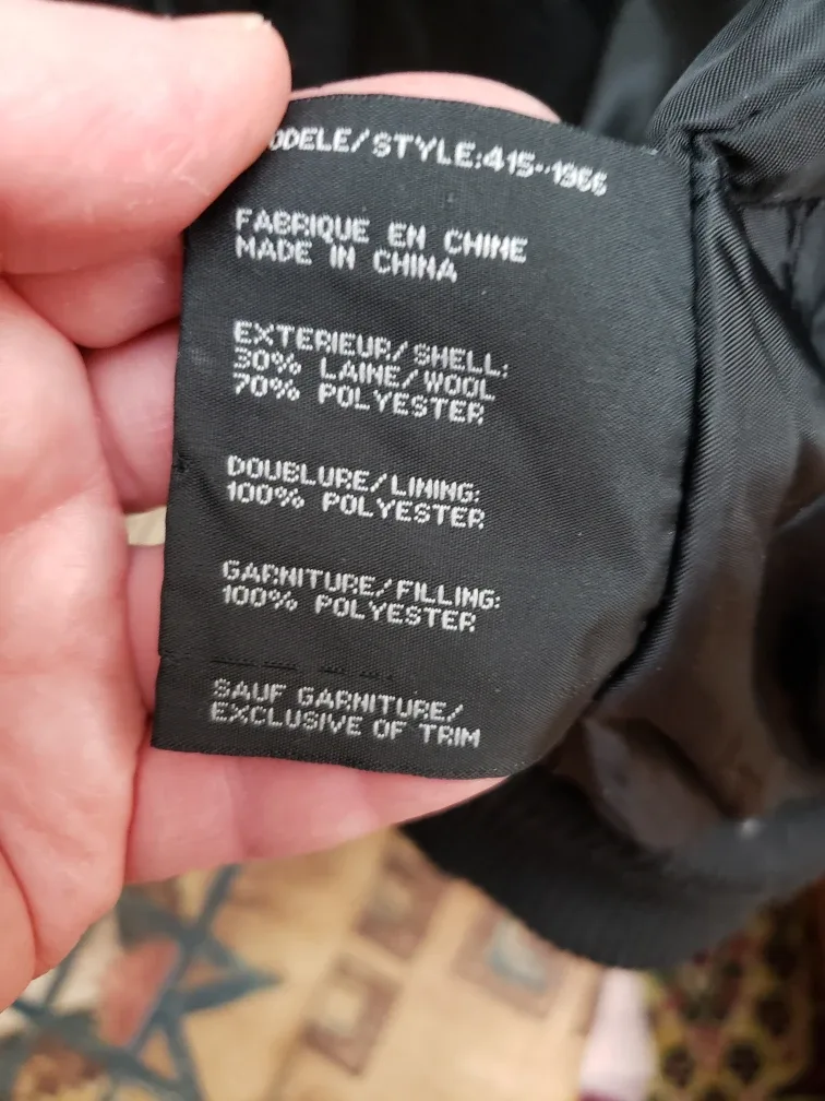 Canada Weather Gear Black Varsity men's Jacket image indicator(9)