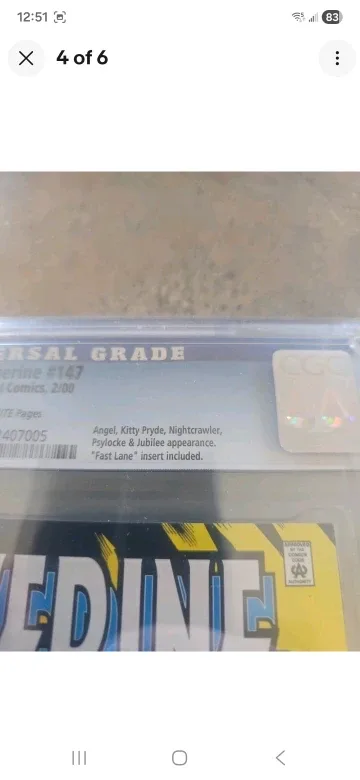 CGC Universal Grade Wolverine #147, Marvel Comics 2/00 image indicator(4)