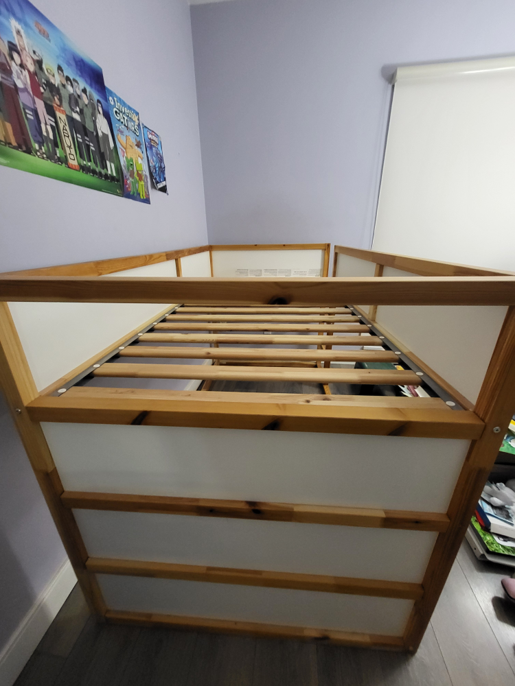 IKEA Loft Bed Frame - Wood & White - photo 4