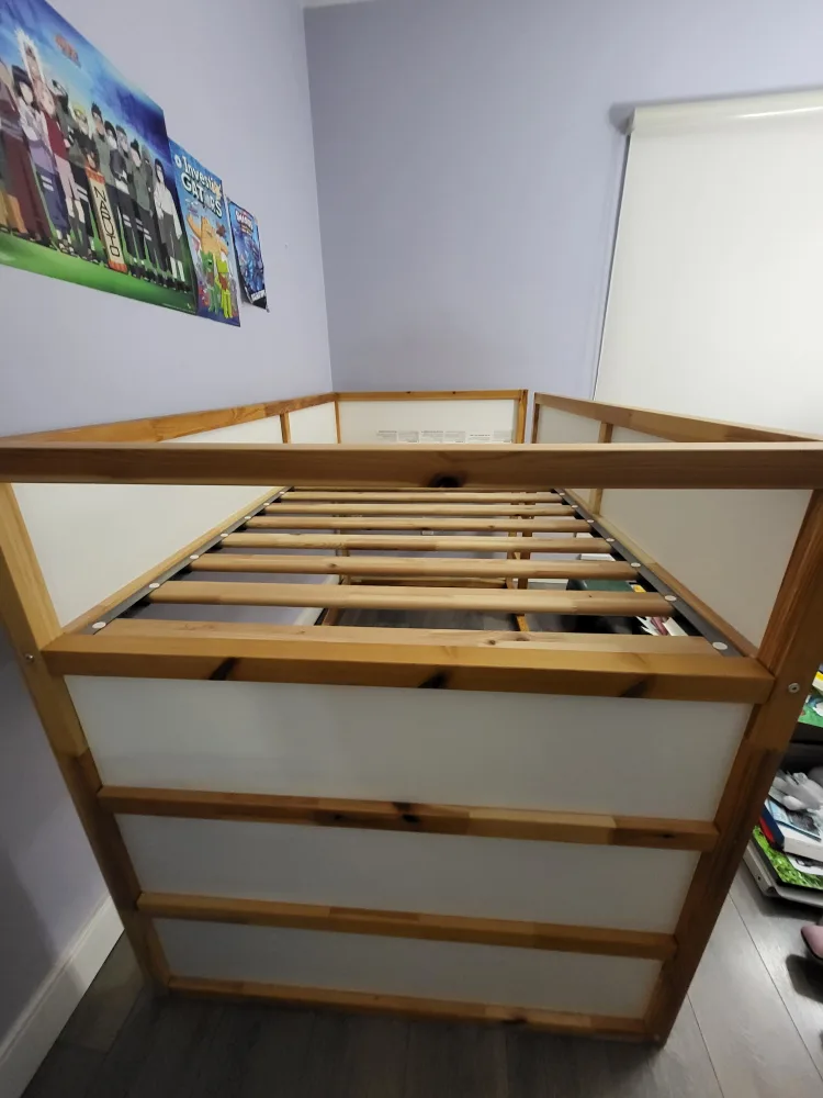 IKEA Loft Bed Frame - Wood & White image indicator(4)