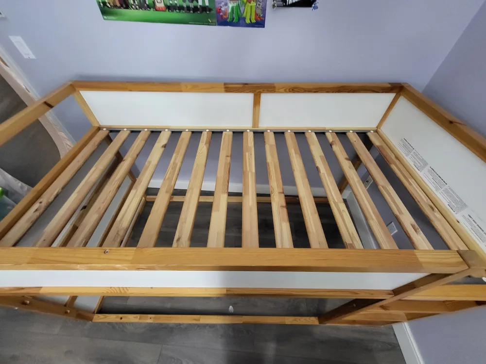 IKEA Loft Bed Frame - Wood & White image indicator(6)
