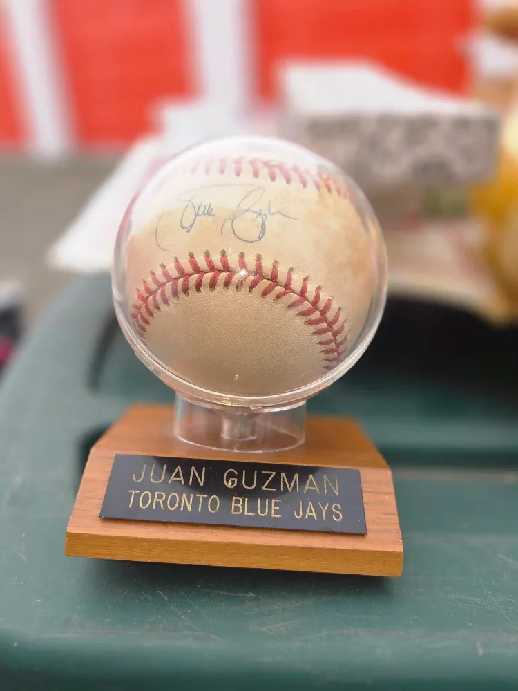 Juan Guzman Autographed Toronto Blue Jays Baseball image indicator(2)