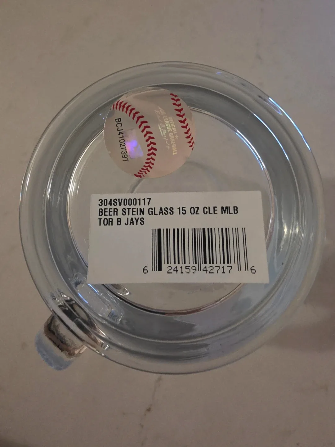 Toronto Blue Jays Beer Stein Glass 15 oz image indicator(2)