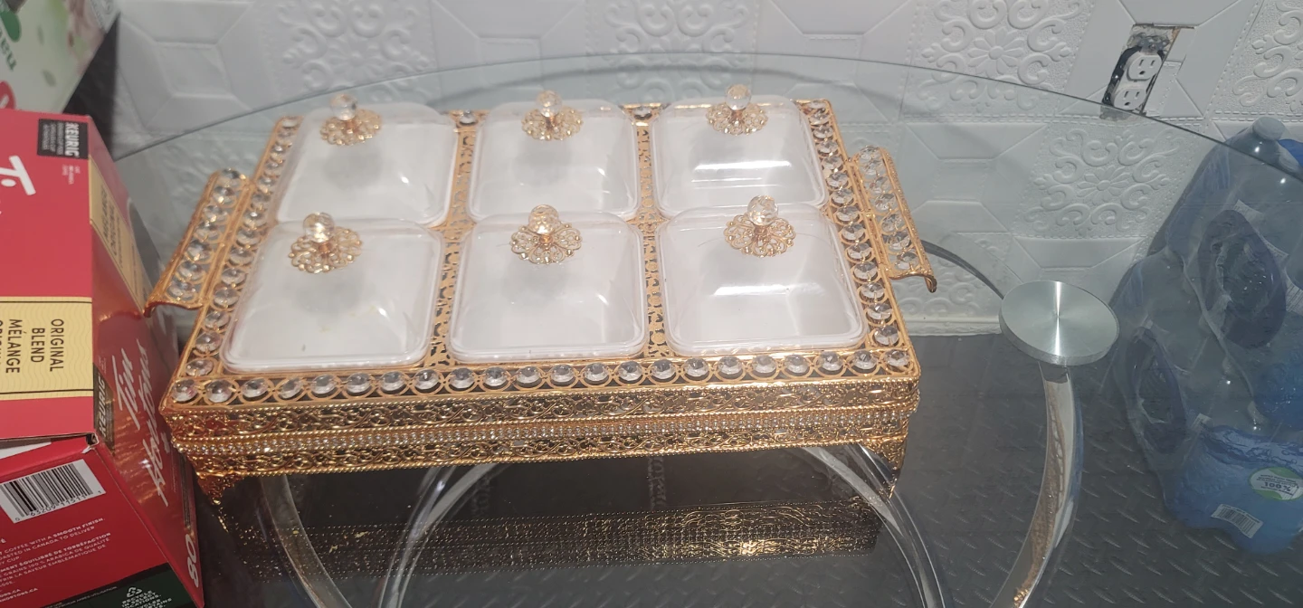 Gold Decorative Candy/Nut Tray - photo 2