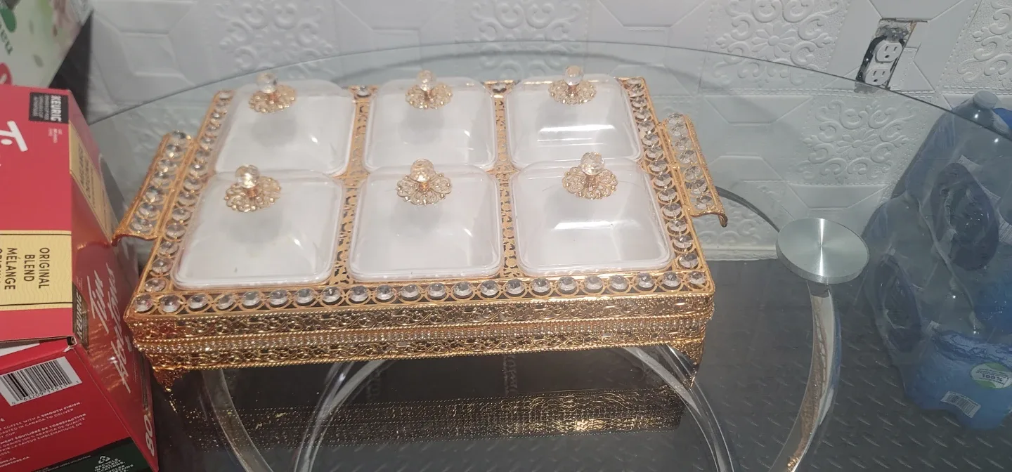 Gold Decorative Candy/Nut Tray 🥕 image indicator(2)