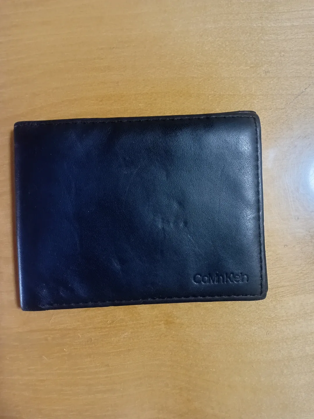 Calvin Klein Black Leather Wallet thumbnail
