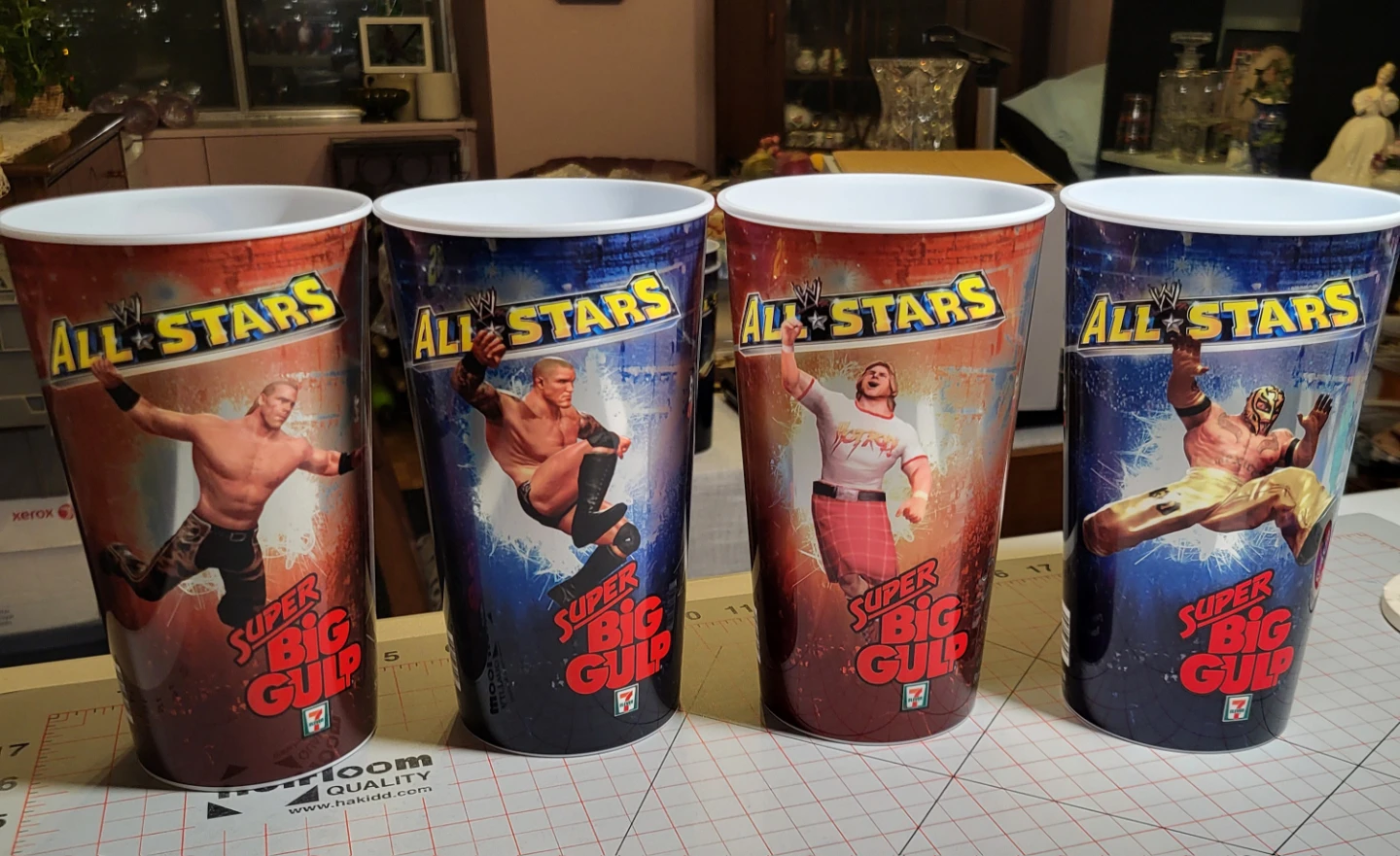 WWE All Stars Collectible  Super Big Gulp Cups - Set of 4