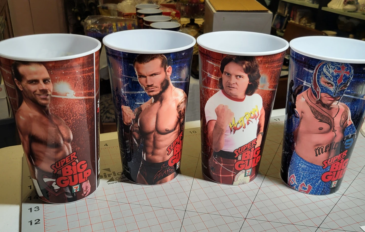WWE All Stars Collectible  Super Big Gulp Cups - Set of 4 - photo 2