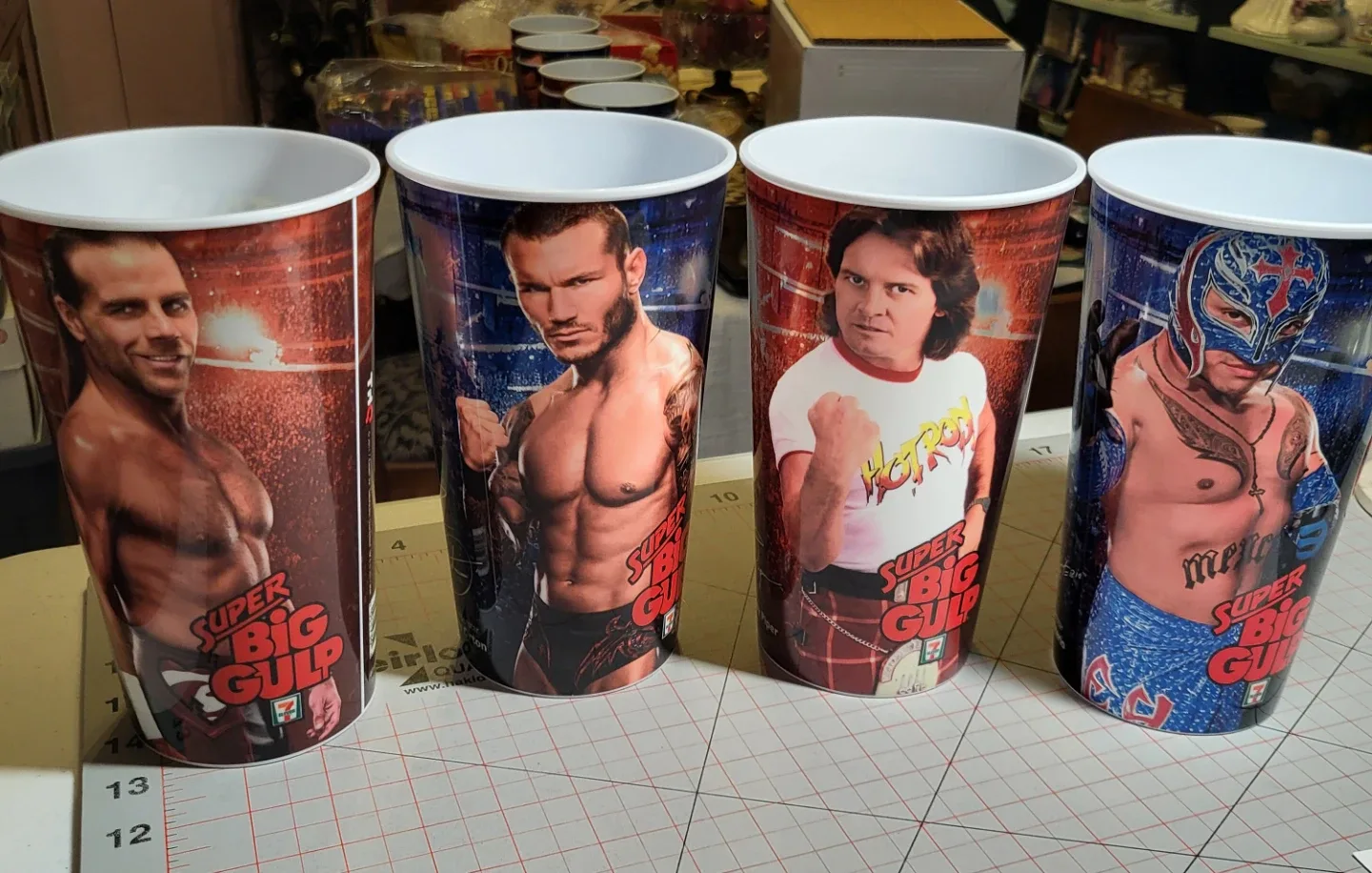 WWE All Stars Collectible  Super Big Gulp Cups - Set of 4 image indicator(2)