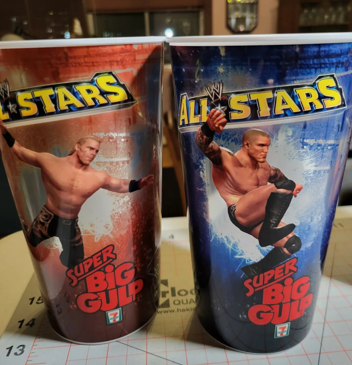 WWE All Stars Collectible  Super Big Gulp Cups - Set of 4 image indicator(4)