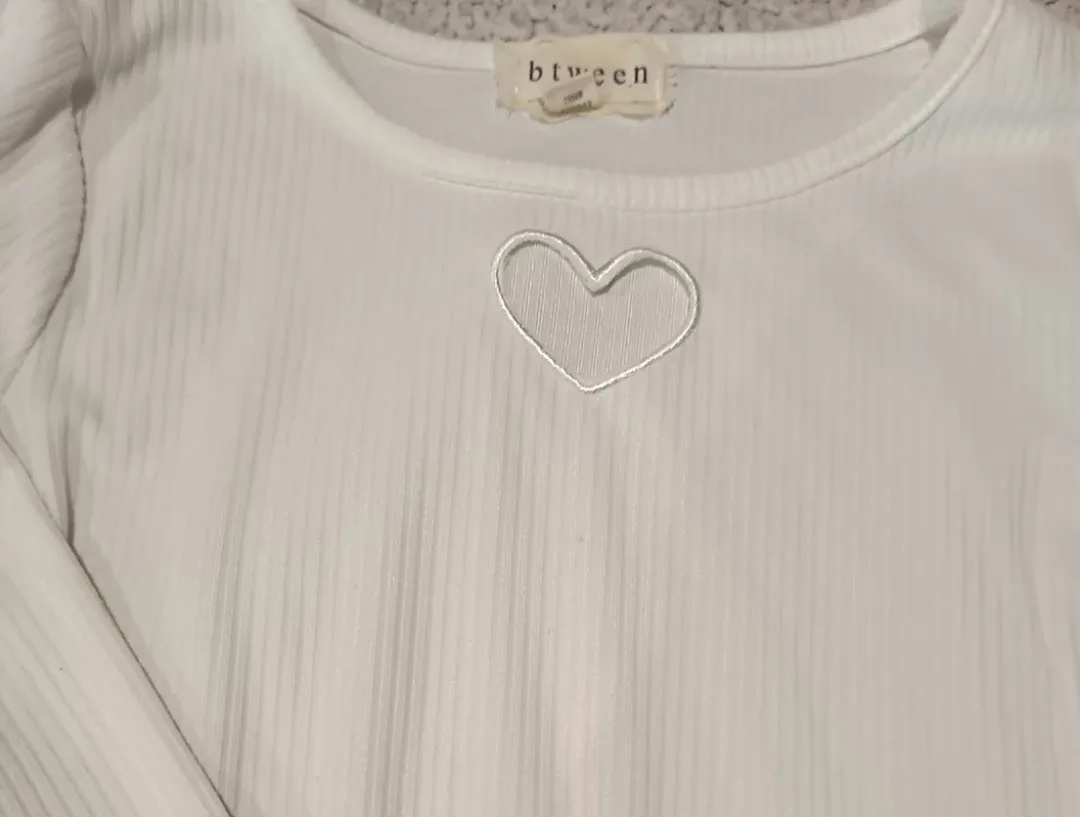 btween Girls Outfit - White Top & Leopard Print Leggings image indicator(5)