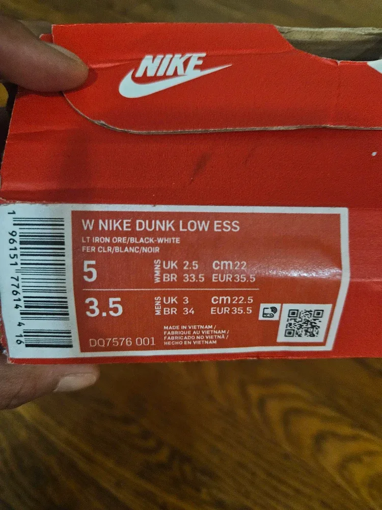 Nike Dunk Low Grey/White image indicator(7)