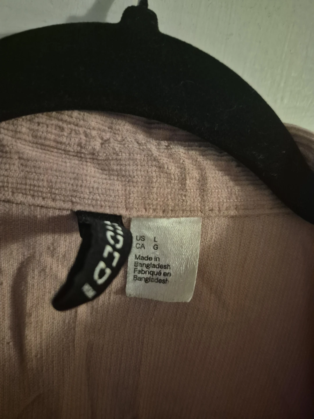 H&M Corduroy Shirt - Size L - photo 3