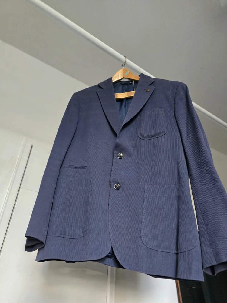Massimo Dutti Navy Corduroy Blazer  Bulgaria