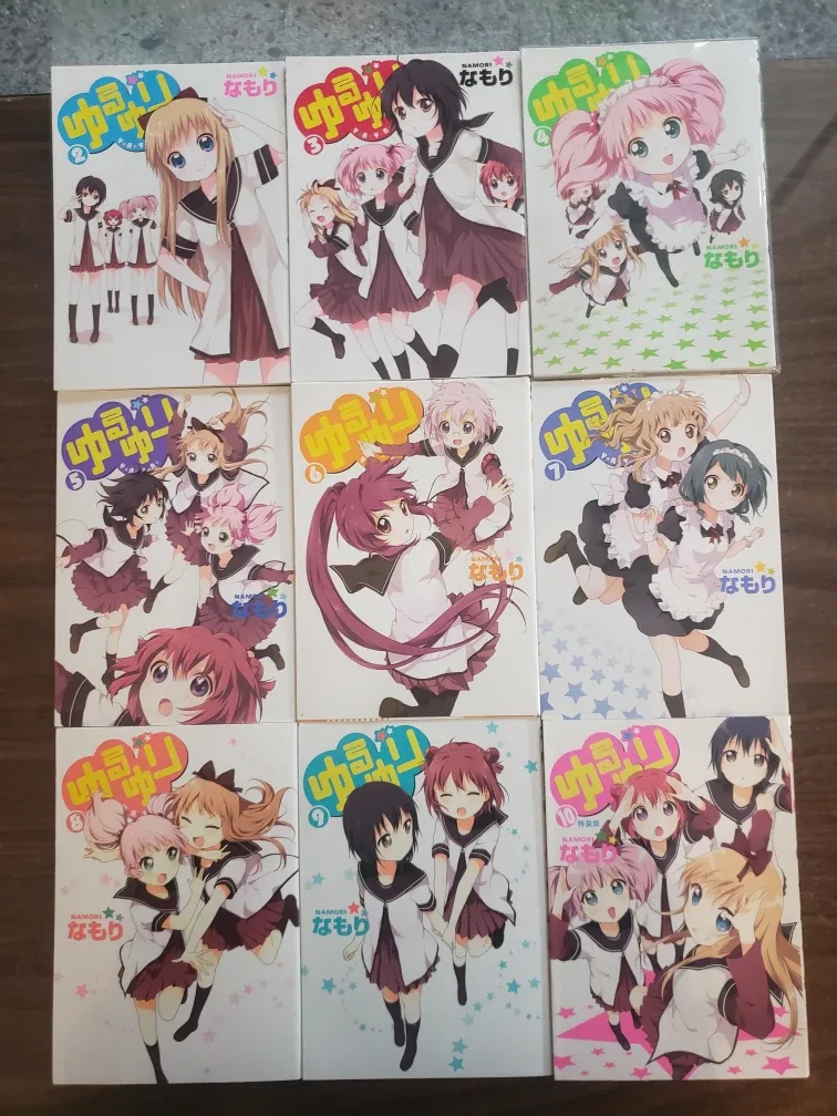 Yuruyuri Manga Volumes 2-10