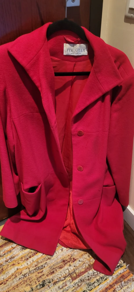 Feminella Red Coat - Made in England - photo 2