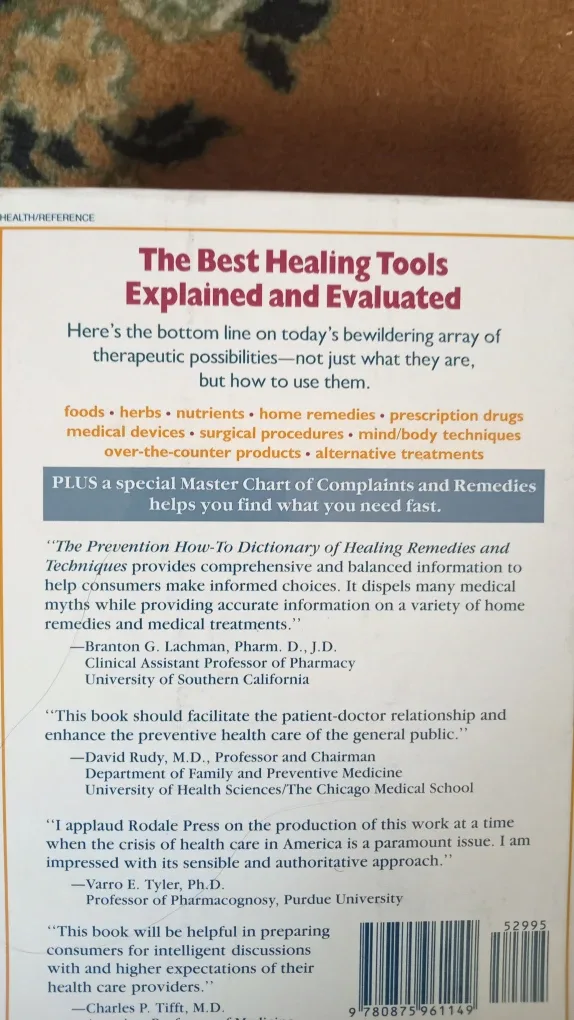 The Prevention How-To Dictionary of Healing Remedies image indicator(2)