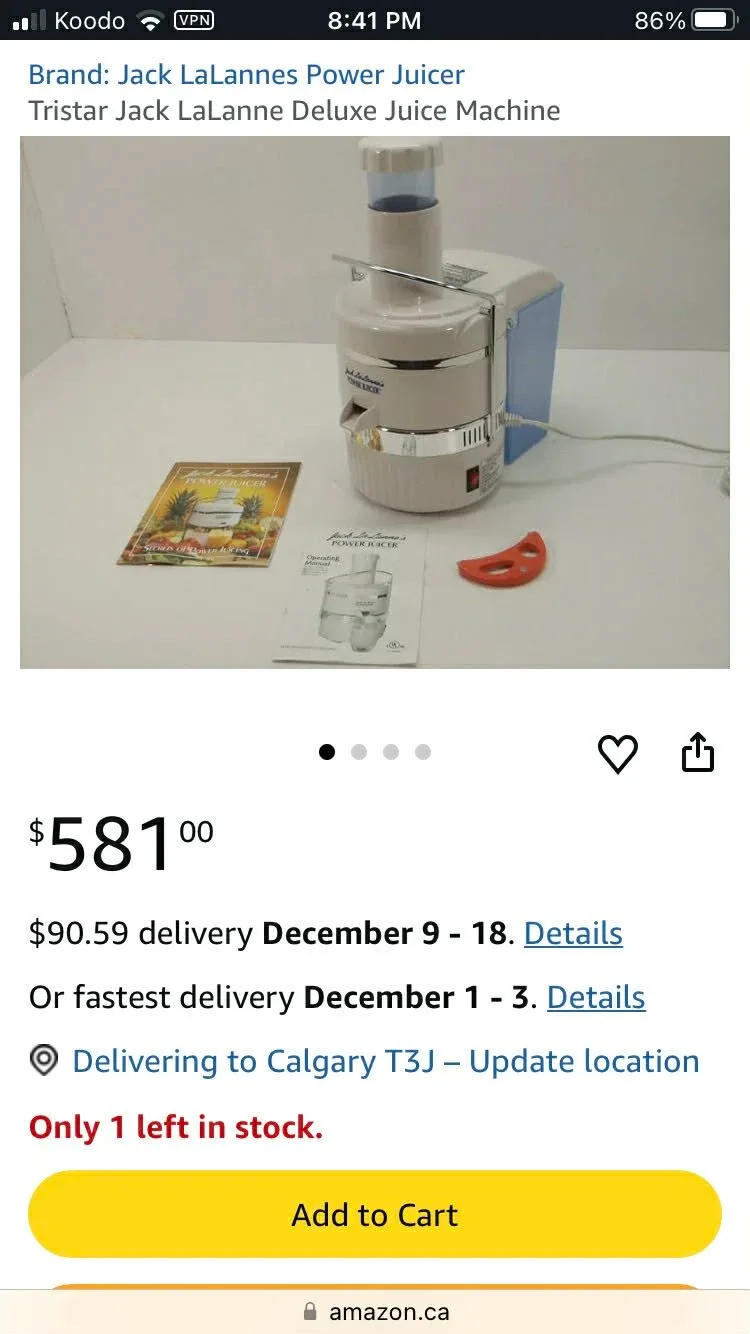 Jack LaLanne's Power Juicer image indicator(4)