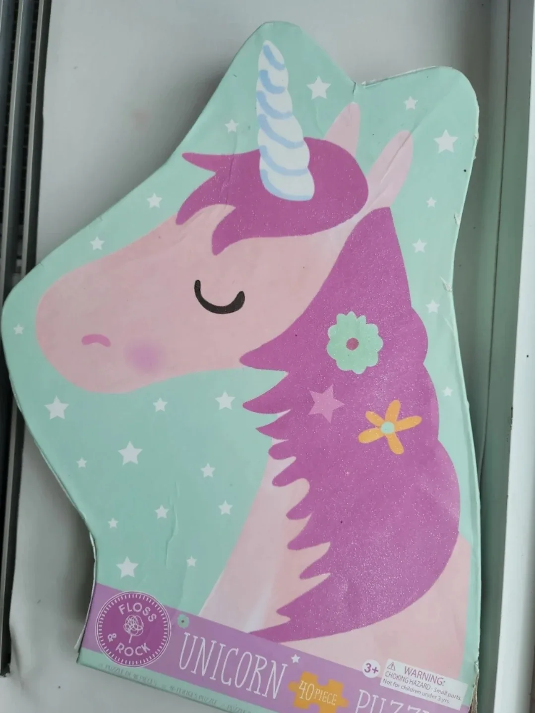 Floss & Rock Unicorn 40-Piece Puzzle